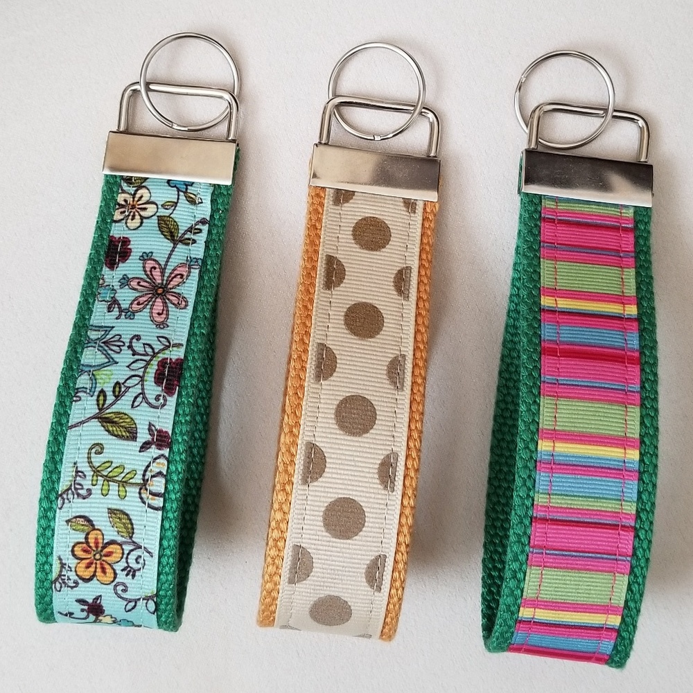 Handmade Key Fob Wristlet
